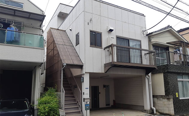 重量鉄骨3階建て解体